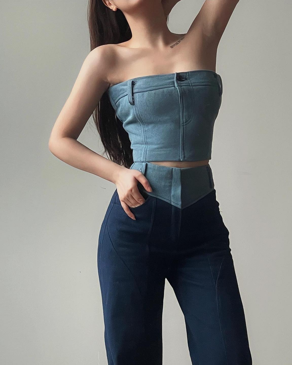 SET ỐNG JEAN QUẦN SUÔNG PHỐI