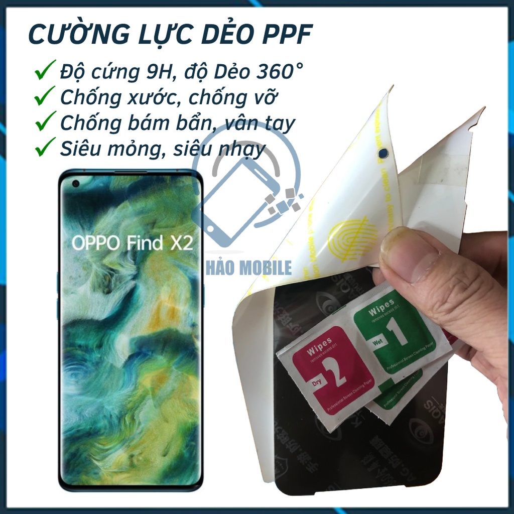 Dán  dẻo PPF dành cho OPPO FIND X2 ( trong suốt và chống nhìn trộm ) full màn