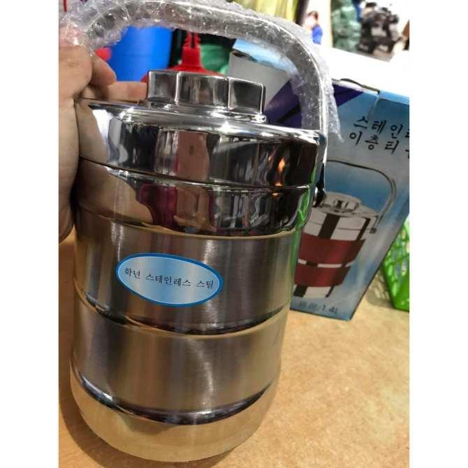 Cặp Lồng Inox Hàn Quốc Loại 1.4l