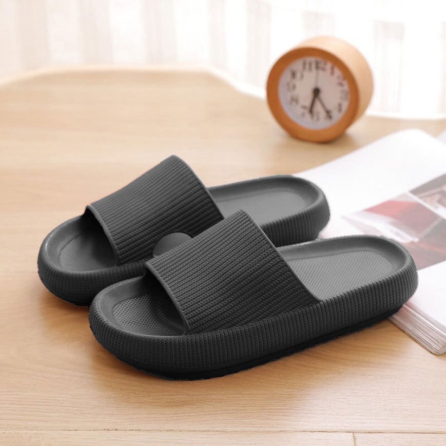 Dép Bánh Mì Thông Hơi Quai Ngang Siêu Nhẹ Nữ Cao 4,5cm Đi Mưa Siêu Hot - DL024 giá rẻ