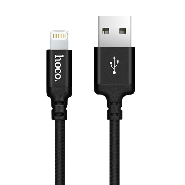 Cáp sạc nhanh Hoco X14 iPhone 12,11pro max 1m dây dù chống đứt