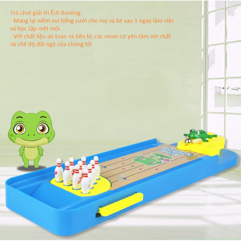 BỘ ĐỒ CHƠI CHO BÉ ẾCH BOLLING - Đồ chơi giải trí cho bé