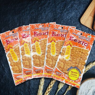 Bánh Mực Bento Cam - Siêu Thơm Ngon 2 Bịch