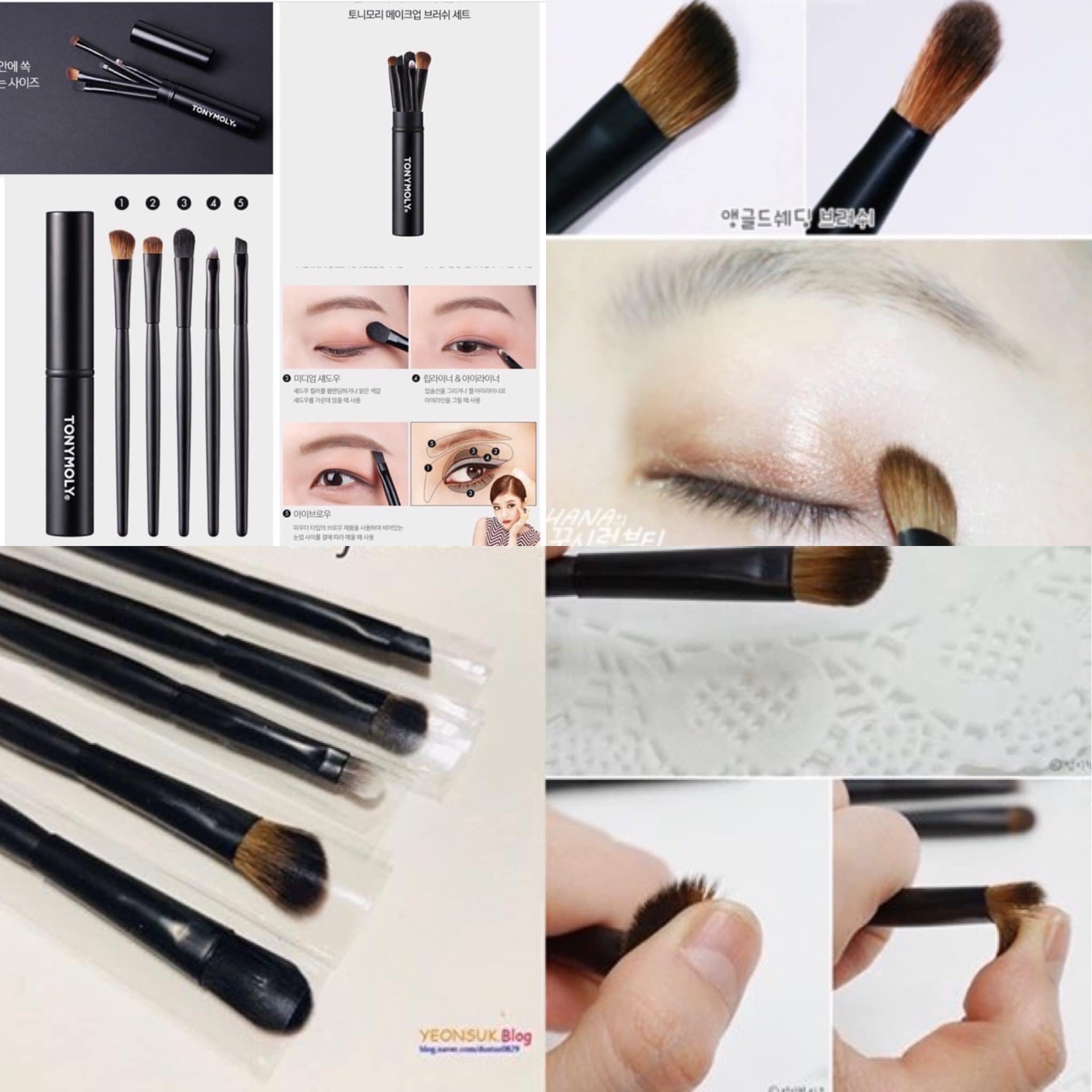 BỘ CỌ TRANG ĐIỂM MẮT TONYMOLY 5 CHIẾC