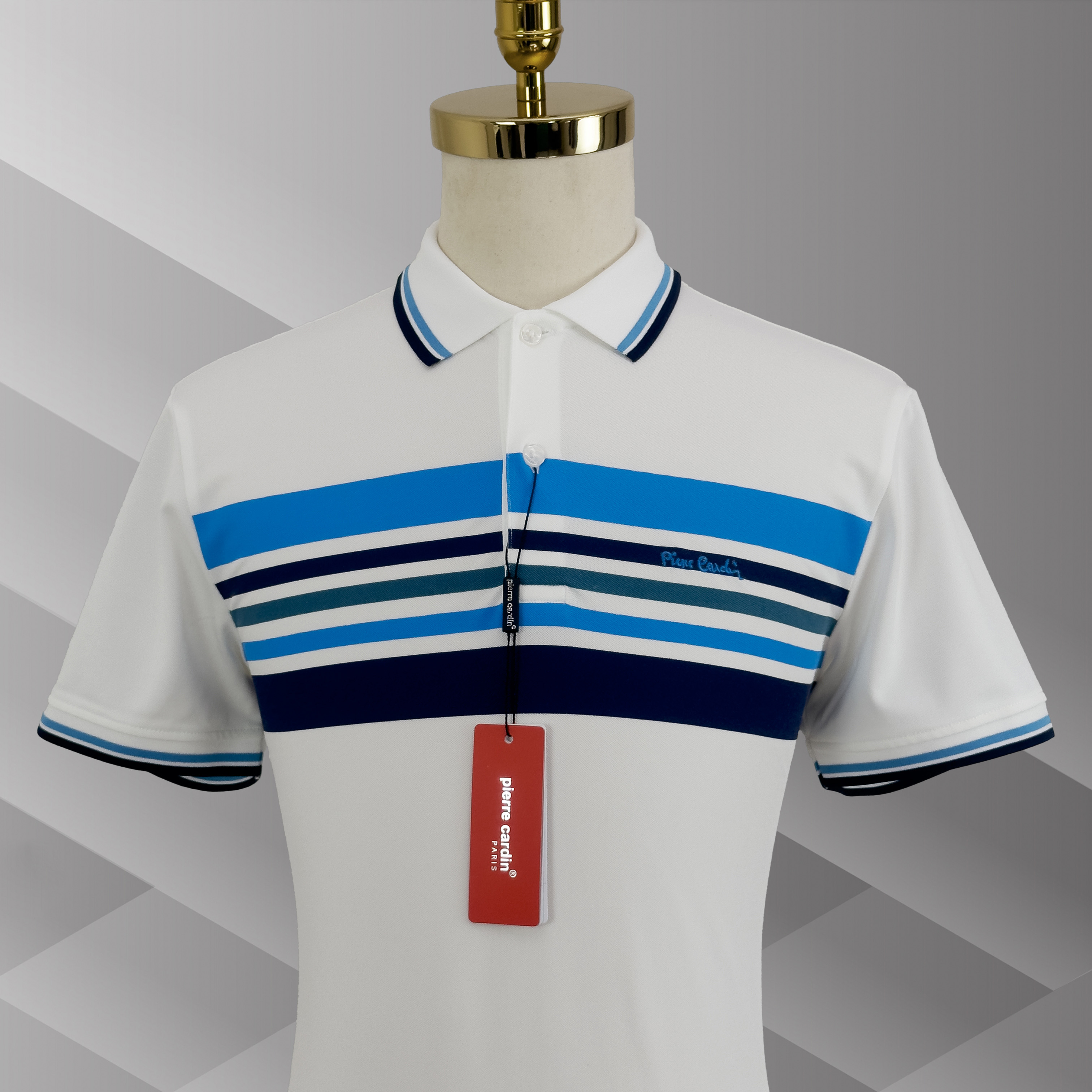 Hoàn tiền 20% - áo thun polo áo thun nam pierre cardin vải cá sấu thấm hút mồ hôi