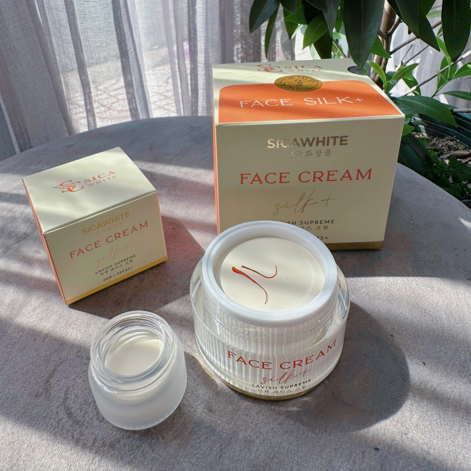 [CHÍNH HÃNG] Kem face Lụa Mini 6Gram - Face Lụa dưỡng da tinh chất cá tằm vàng, face Silk sica white