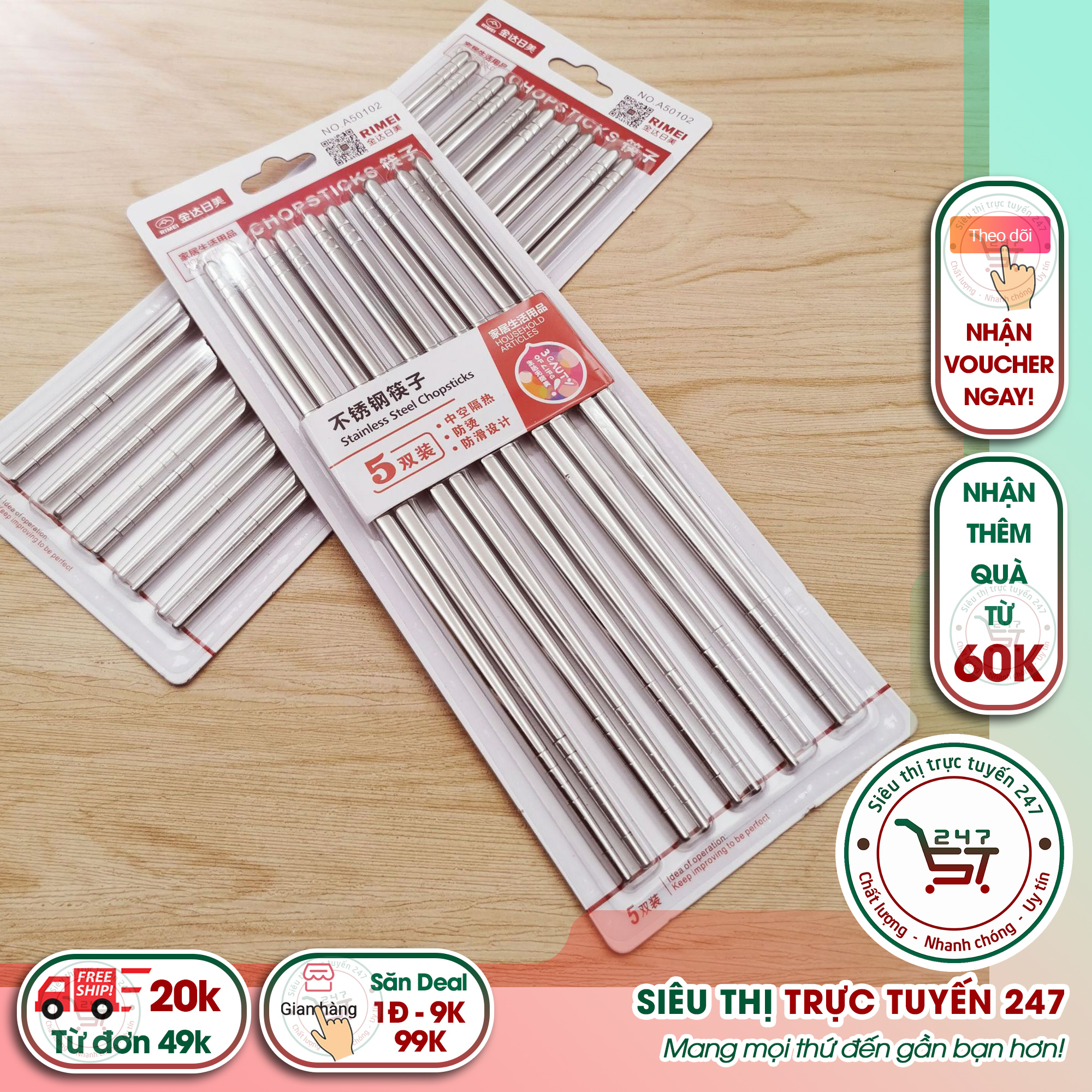 BÁO GIÁ Đảo Bếp Làm Bàn Ăn | Shopee Lazada Sendo Tiki mới nhất 74 Đũa inox sáng đẹp dùng làm đũa ăn cơm không thể thể thiếu trong nhà bếp gia đình bạn, chọn ngay 5 đôi đũa trúc hoặc đũa melamin làm phụ kiện bàn ăn giúp bữa cơm ngon miệng hơn|Siêu thị trực tuyến 247