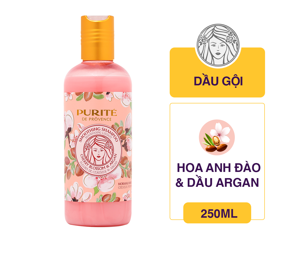 Dầu Gội Purité Hoa Anh Đào & Argan 250ml_HT