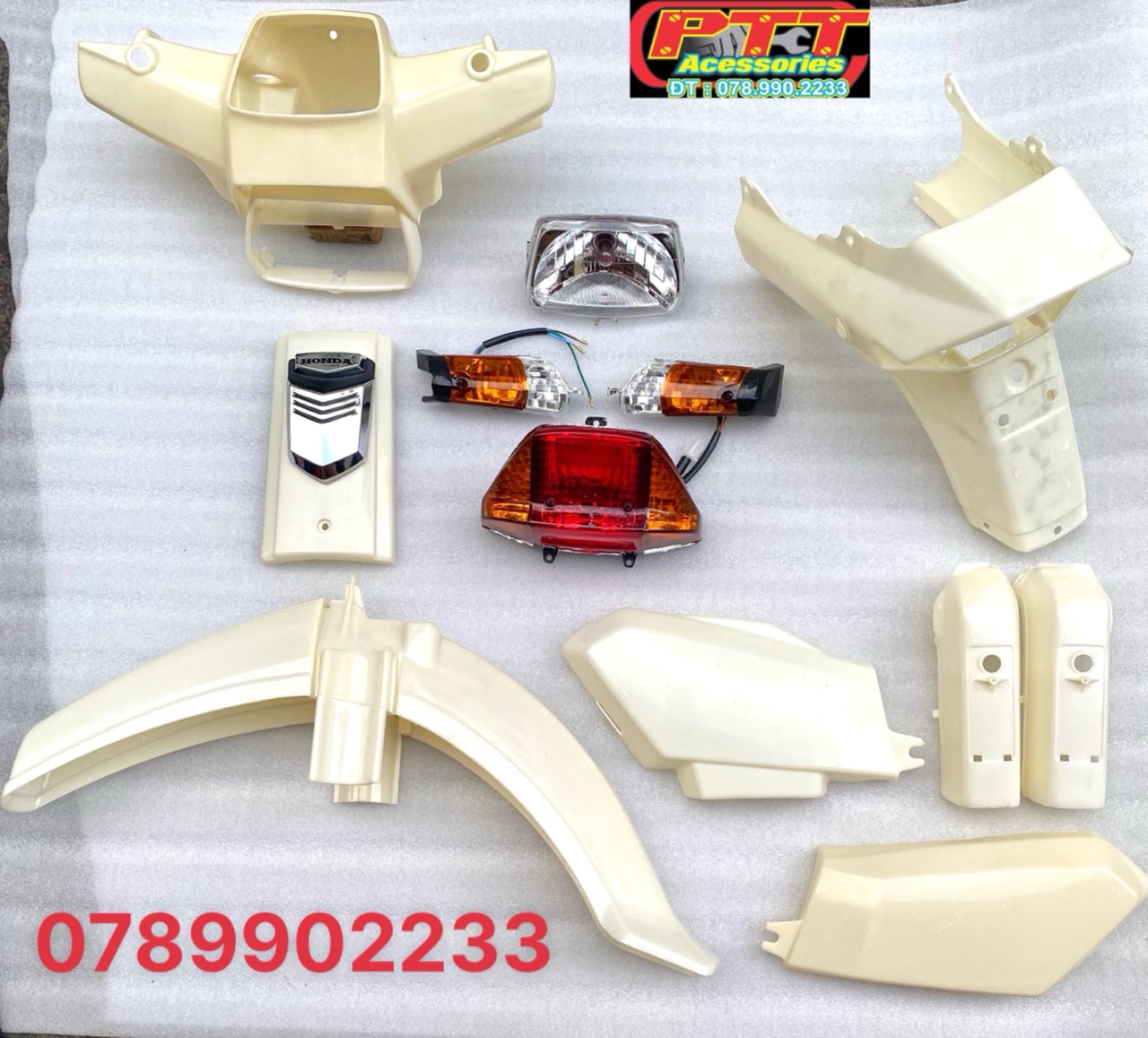 DÀN ÁO XE DREAM NHỰA ABS ( KHÔNG SƠN )
