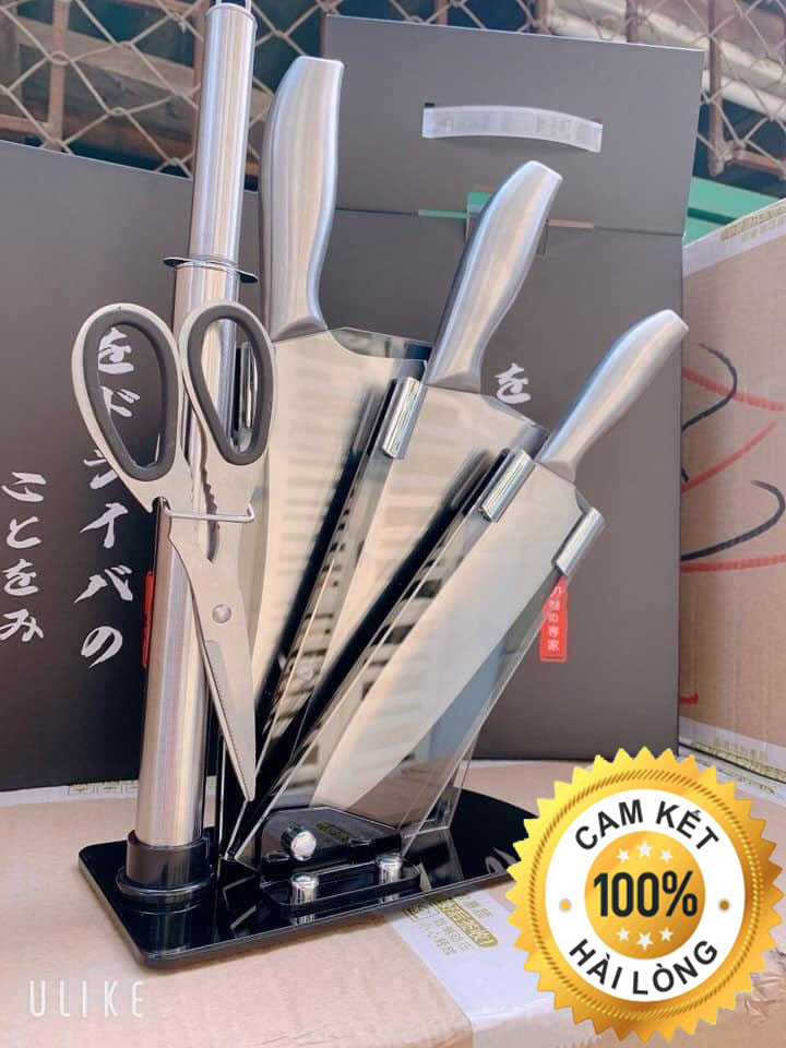 BÁO GIÁ Bộ Dao Làm Bếp Nhật | Shopee Lazada Sendo Tiki mới nhất 62 BỘ DAO LÀM BẾP NHẬT BẢN SEKI 5 MÓN LÀM TỪ THÉP KHÔNG GỈ - HÀNG CAO CẤP, BỘ DAO NHẬT, BỘ DAO NHÀ BẾP ( CÓ KỆ ĐỂ DAO ) BẢO HÀNH 12 THÁNG CHÍNH HÃNG