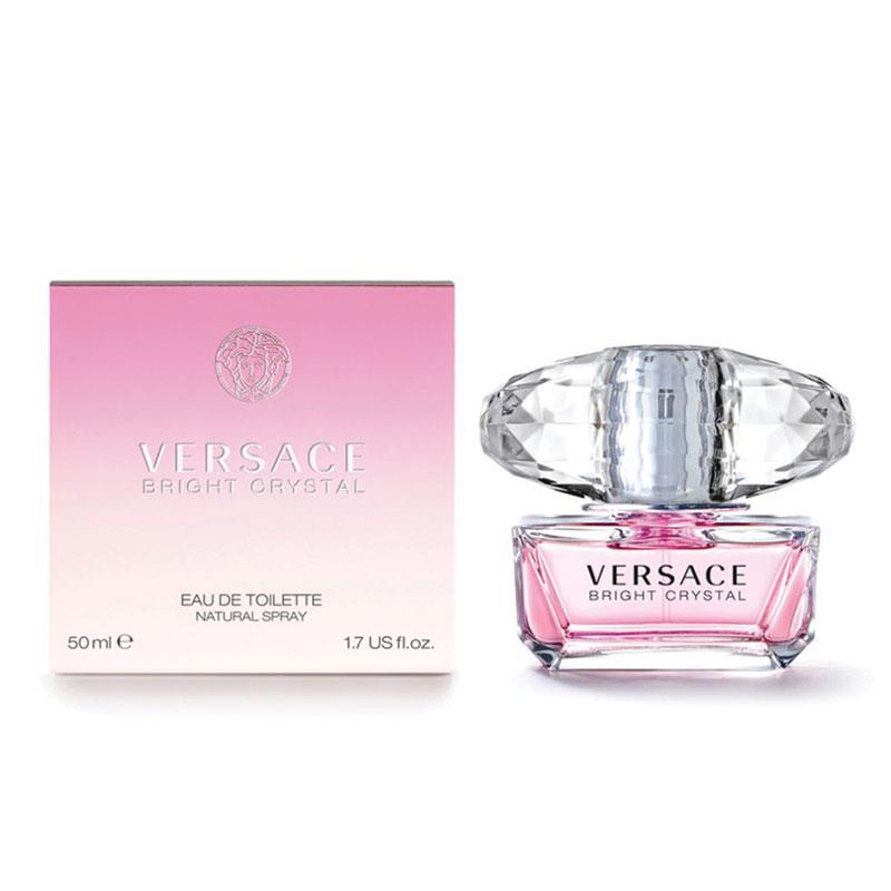 Nước hoa nữ Versace Bright Crystal Eau de Toilette 50 ml + Tặng 03 vỉ nước hoa nữ Cartier Declaraton 1.5 ml