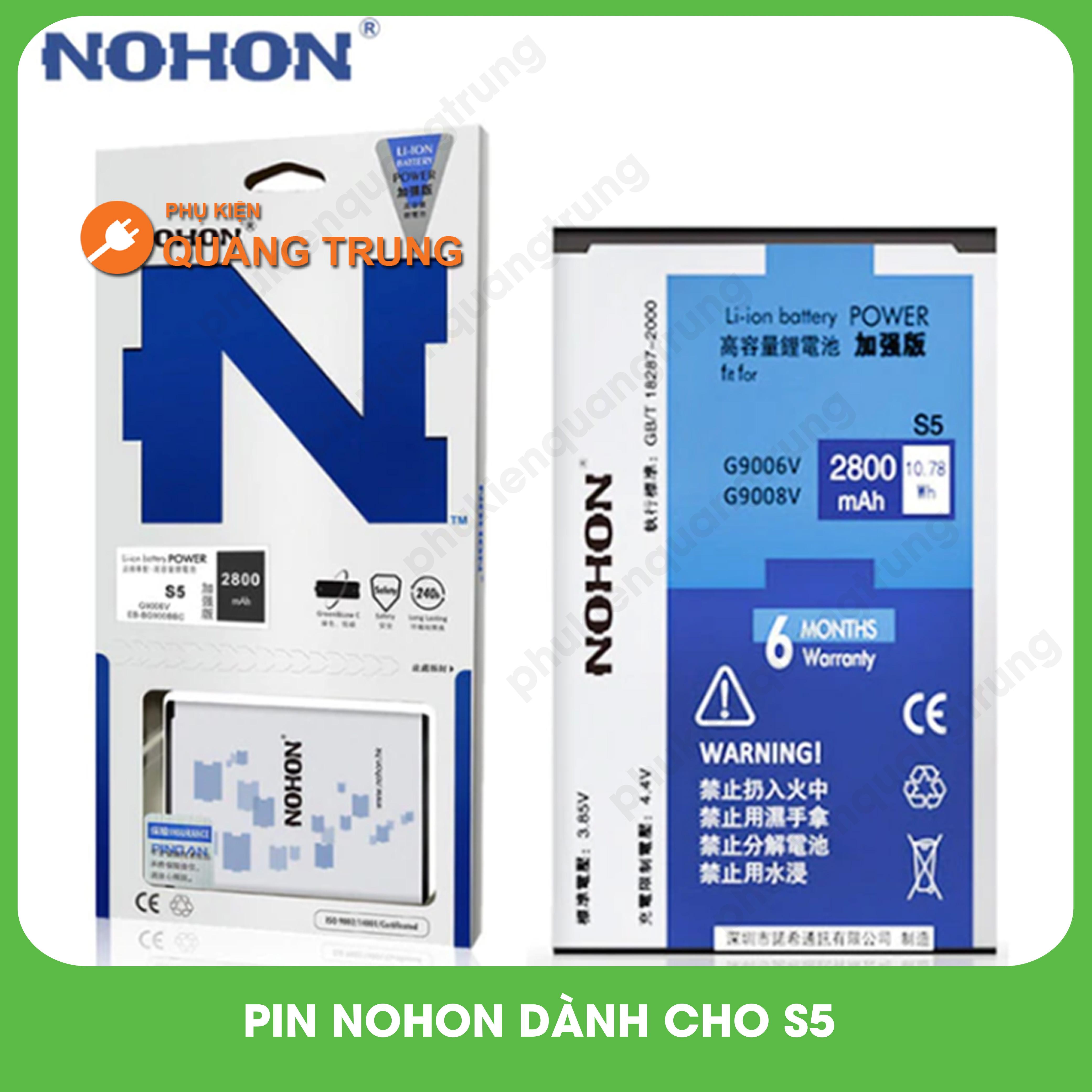Pin nohon dành cho galaxy S5pin tốtpin dành cho s5