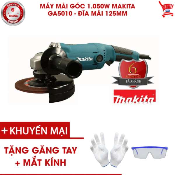 Máy mài góc 1.050W Makita GA5010 - Đĩa mài 125mm