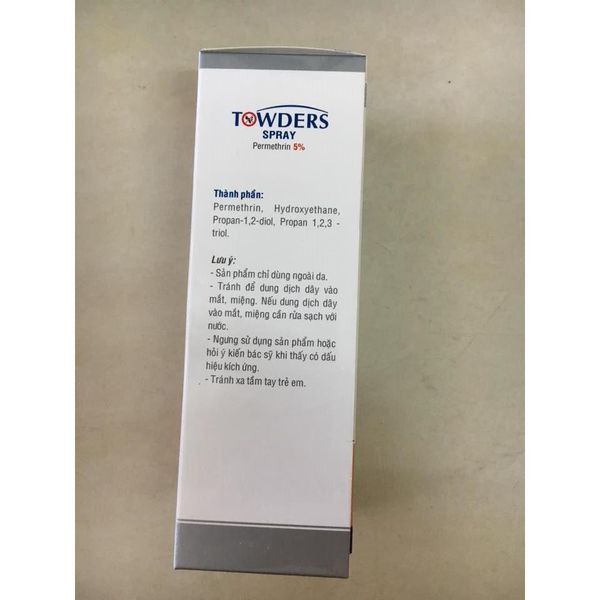 CHAI XỊT TOWDERS SPRAY 150ML.