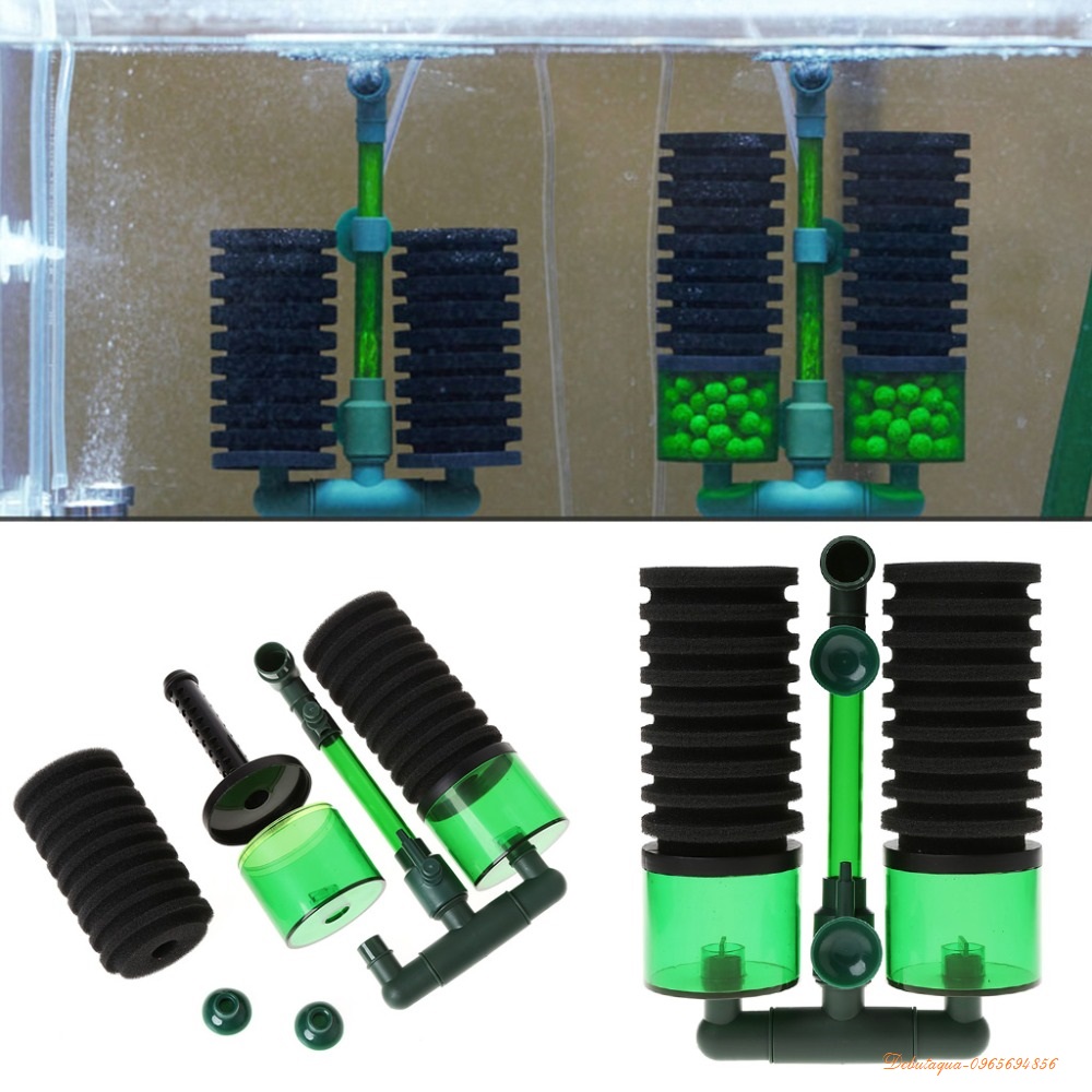 Lọc vi sinh Qanvee QS100A, QS200A [Lọc vi sinh hồ tép cảnh, hồ cá cảnh]