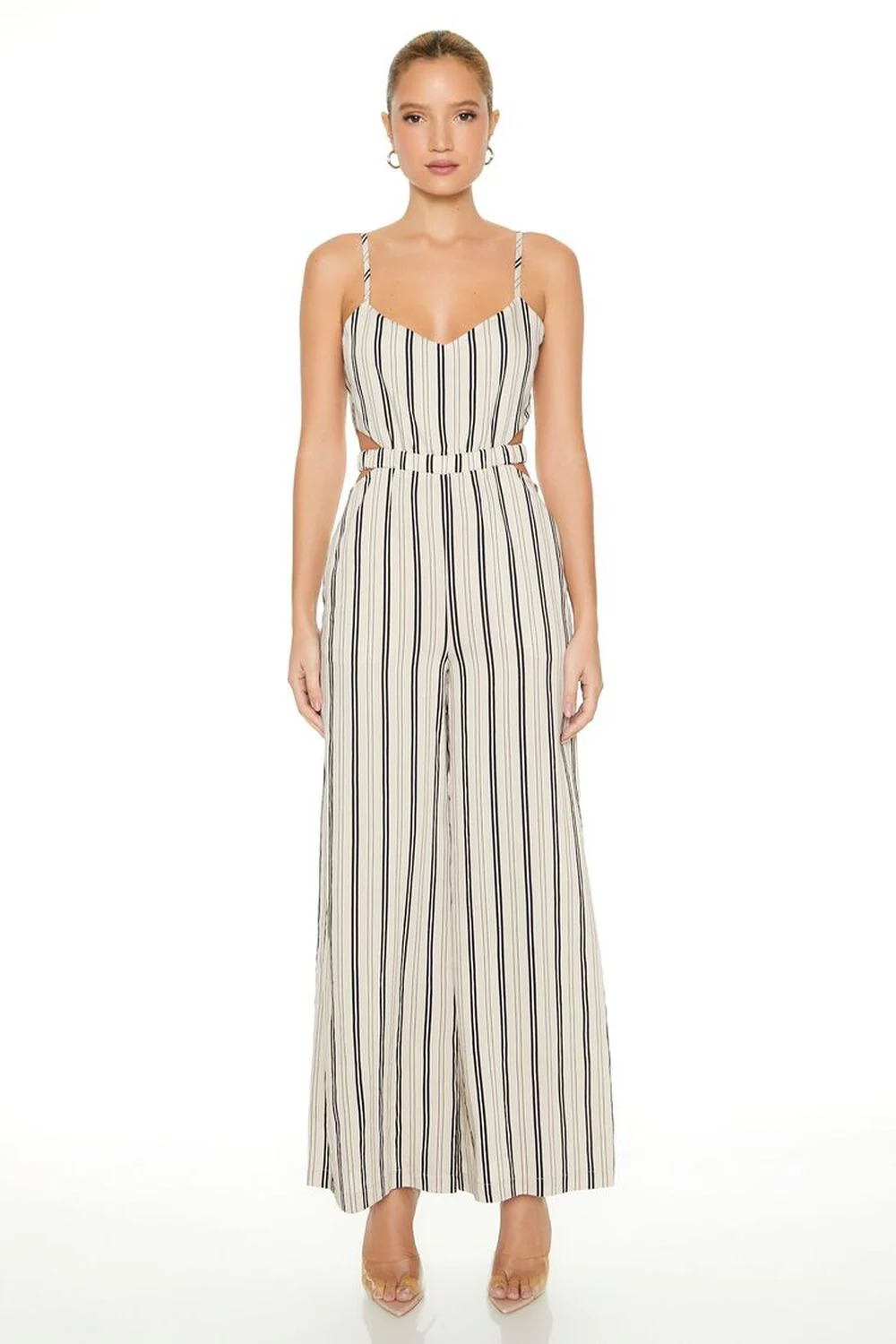 Jumpsuit Ống Rộng Cutout