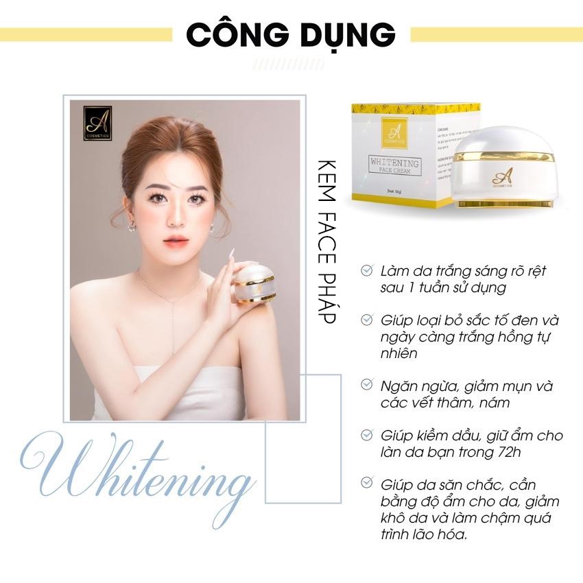 Kem Face Pháp A cosmetics dưỡng trắng da mặt 20g