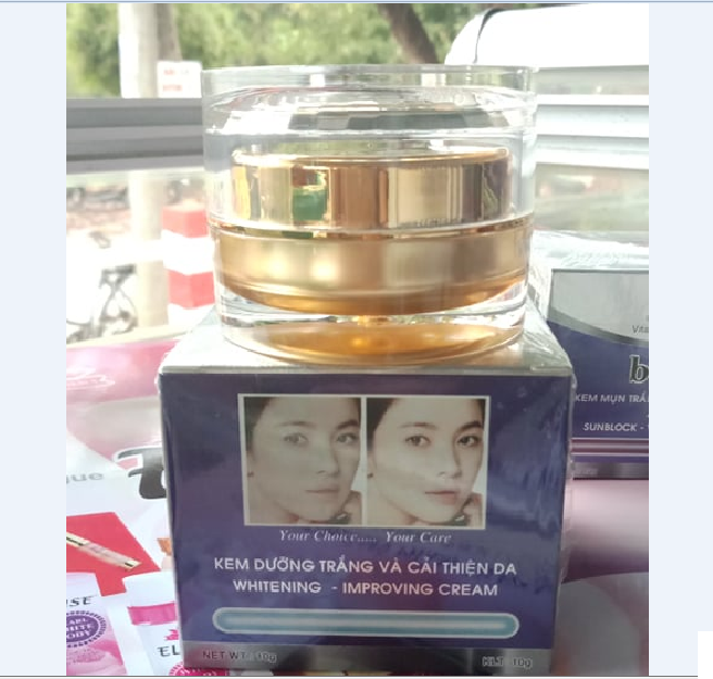 KEM BOOD DƯỠNG TRẮNG VÀ CẢI THIỆN DA 10G