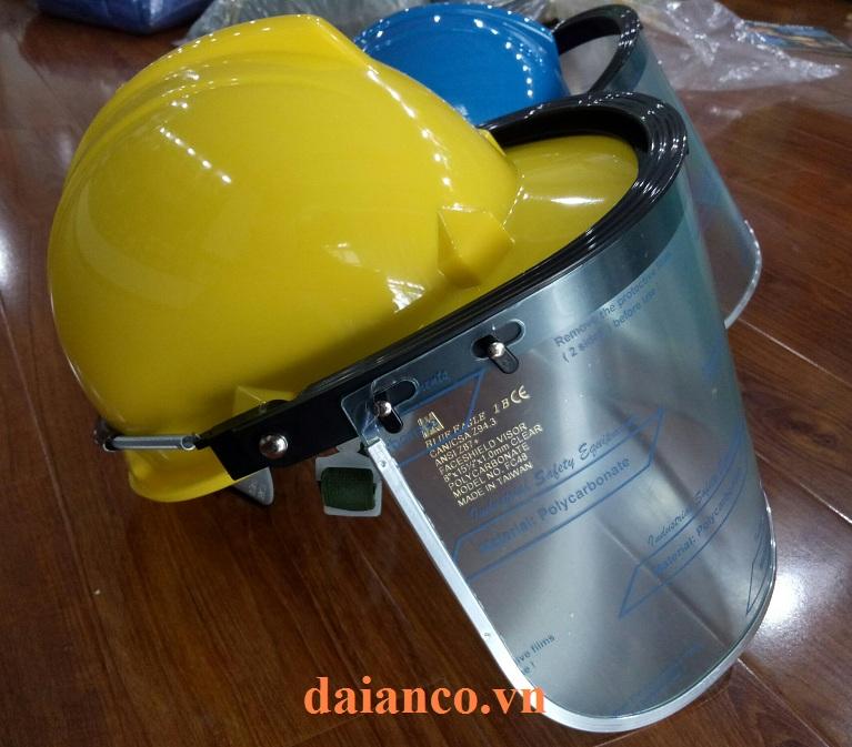 KHUYẾN MÃI - Nón Bảo Hộ Lao Động BLUE EAGLE có kính che mặt