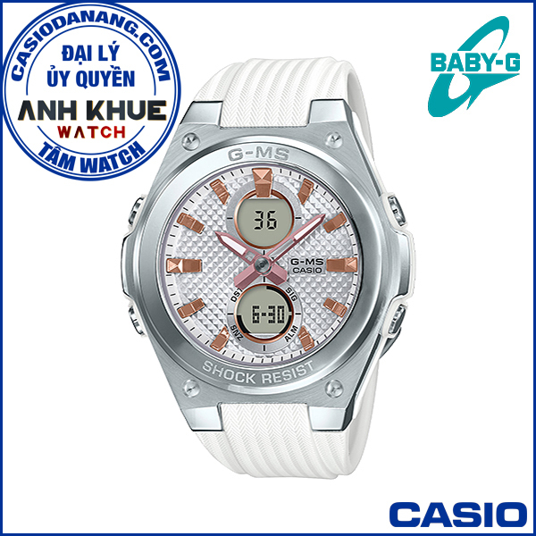 Đồng hồ nữ dây nhựa Casio Baby-G chính hãng Anh Khuê MSG-C100-7ADR (40mm)