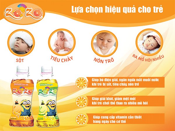 Nước bù điện giải ZOZO 6x250ml