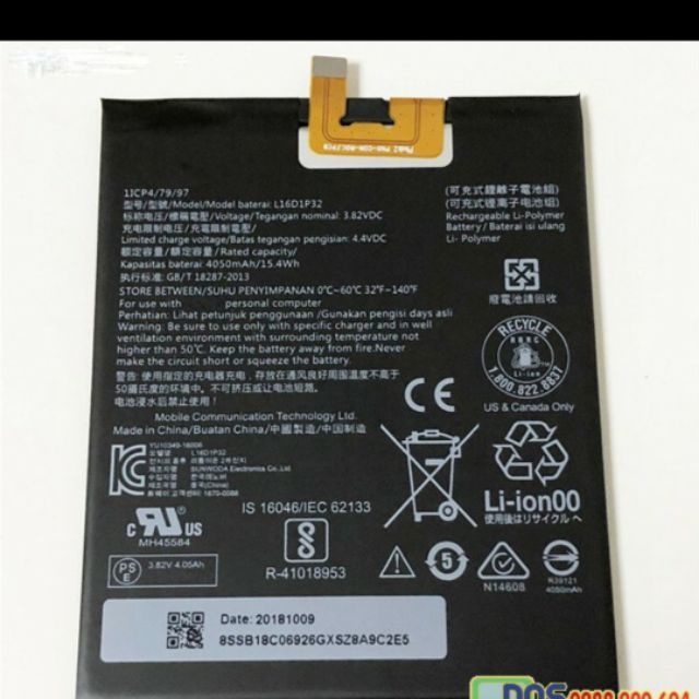 Pin lenovo phab 2 pb2-650m bảo hành 6 tháng123123
