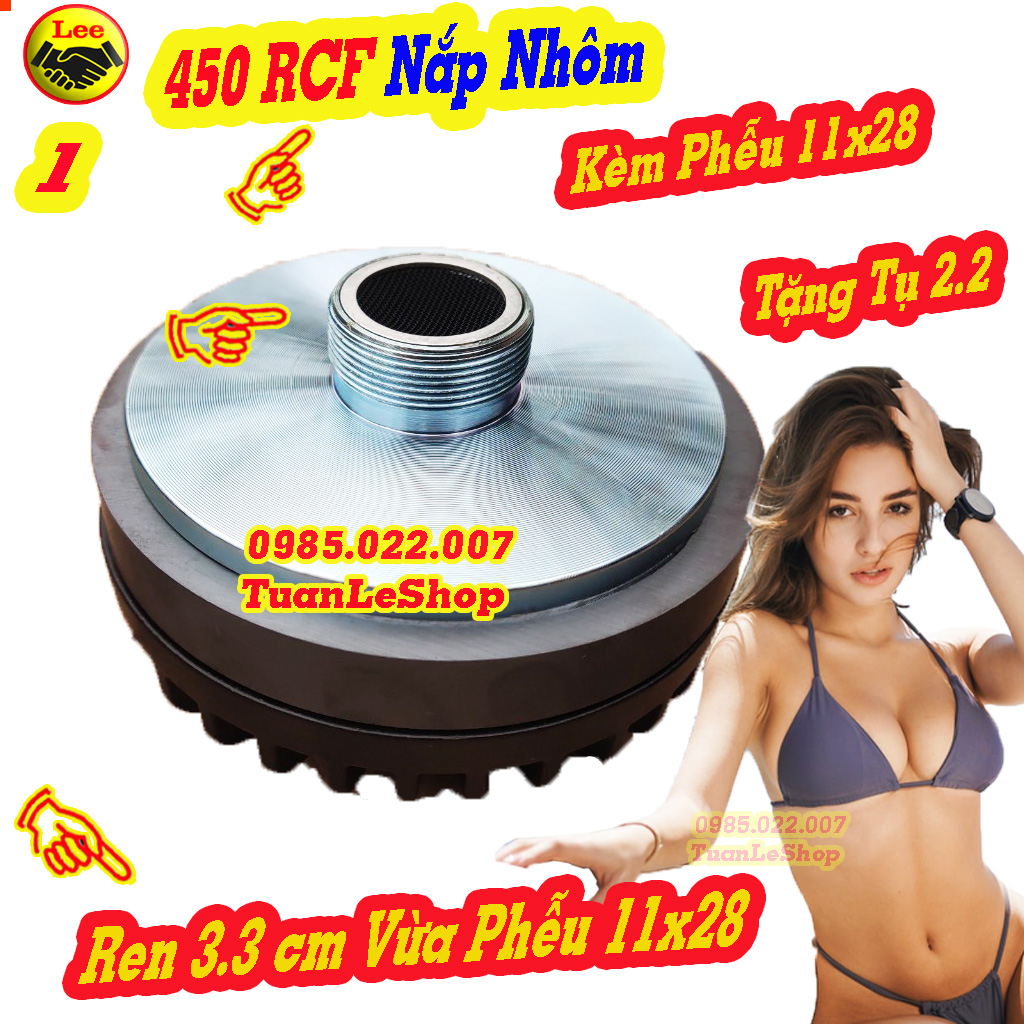 Treble 450 rcf nắp nhôm - loa treble kèn – giá 01 chiếc - hay hơn nhiều 450 bm