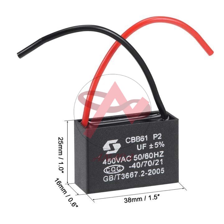 Tụ Quạt 400VAC 50/60Hz Các Loại