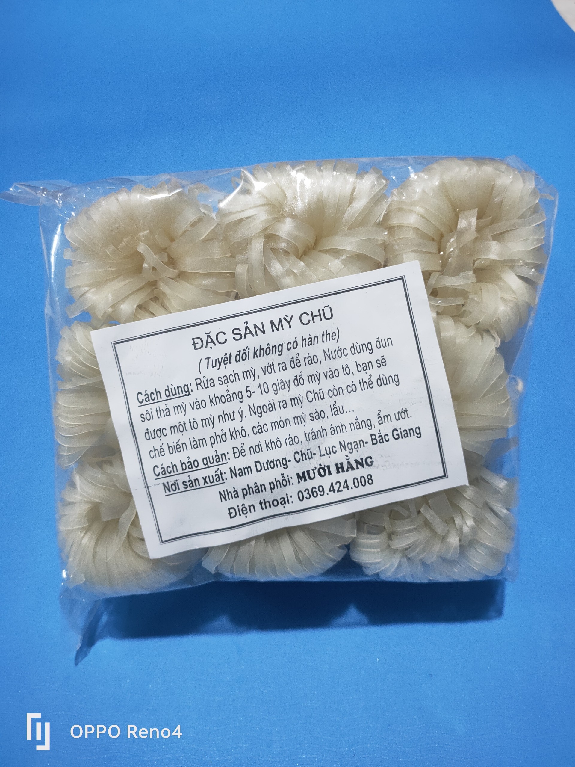[HCM]Mỳ chũ Bắc Giang - 1 gói 9 cuộn - phở khô
