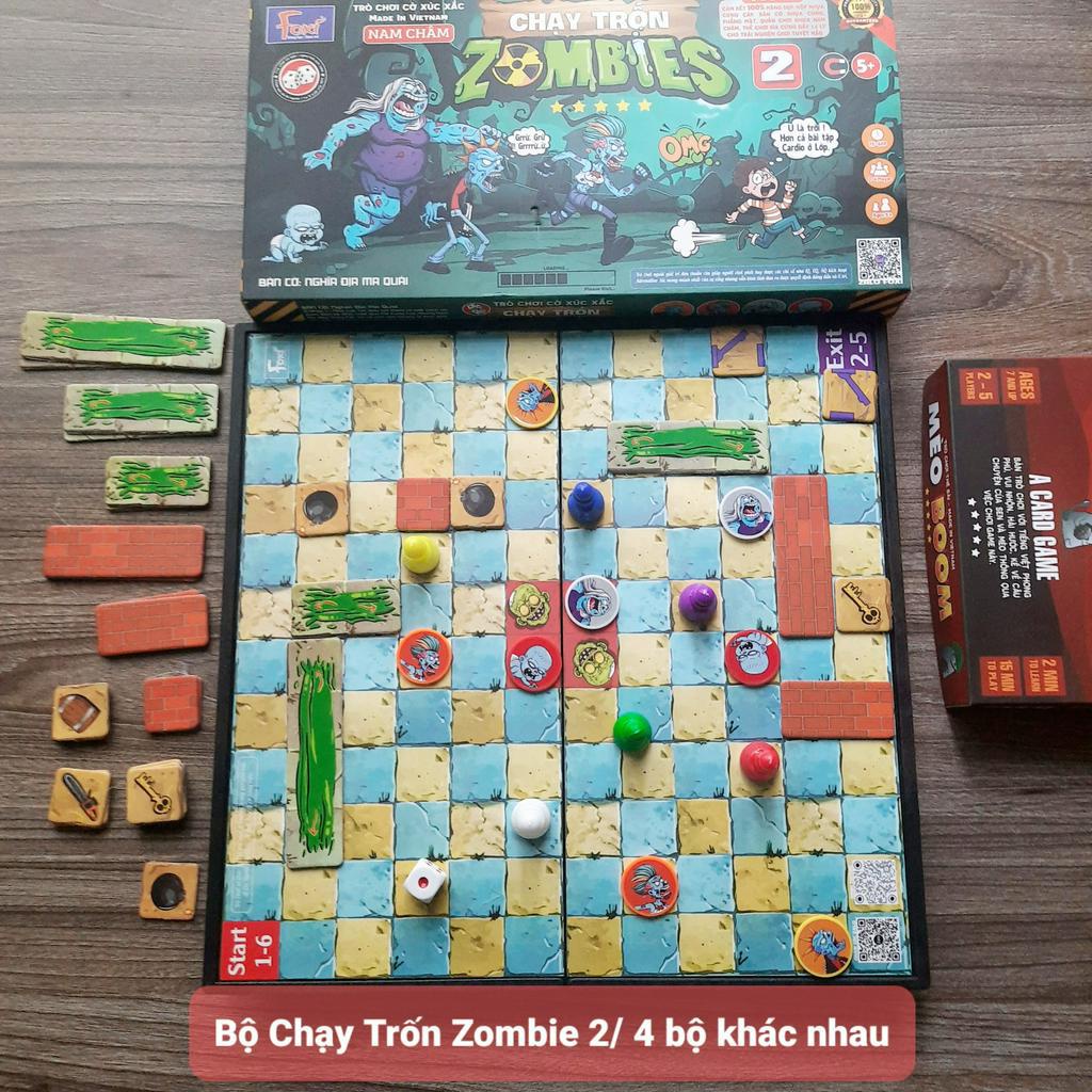 Đồ Chơi Board Game - Chạy Trốn Zombies Nam Châm