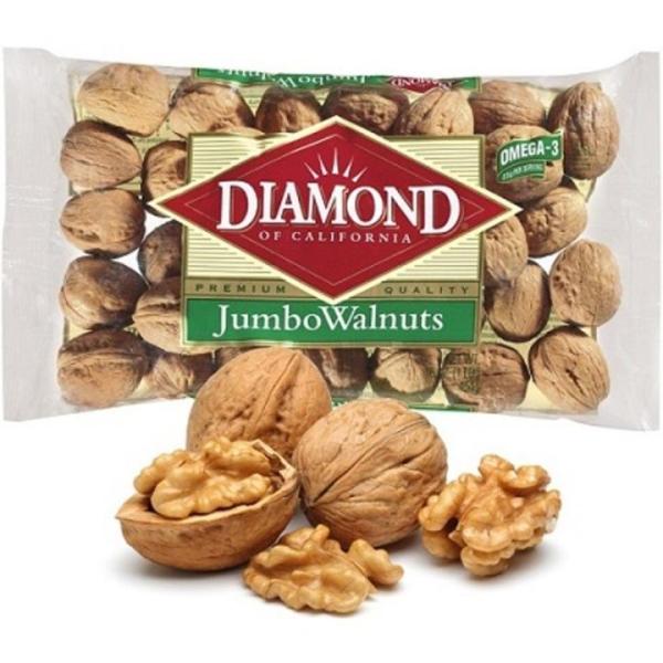 Óc chó mỹ Diamond Jumbo Walnuts 453G ( tặng kèm đồ tách vỏ)