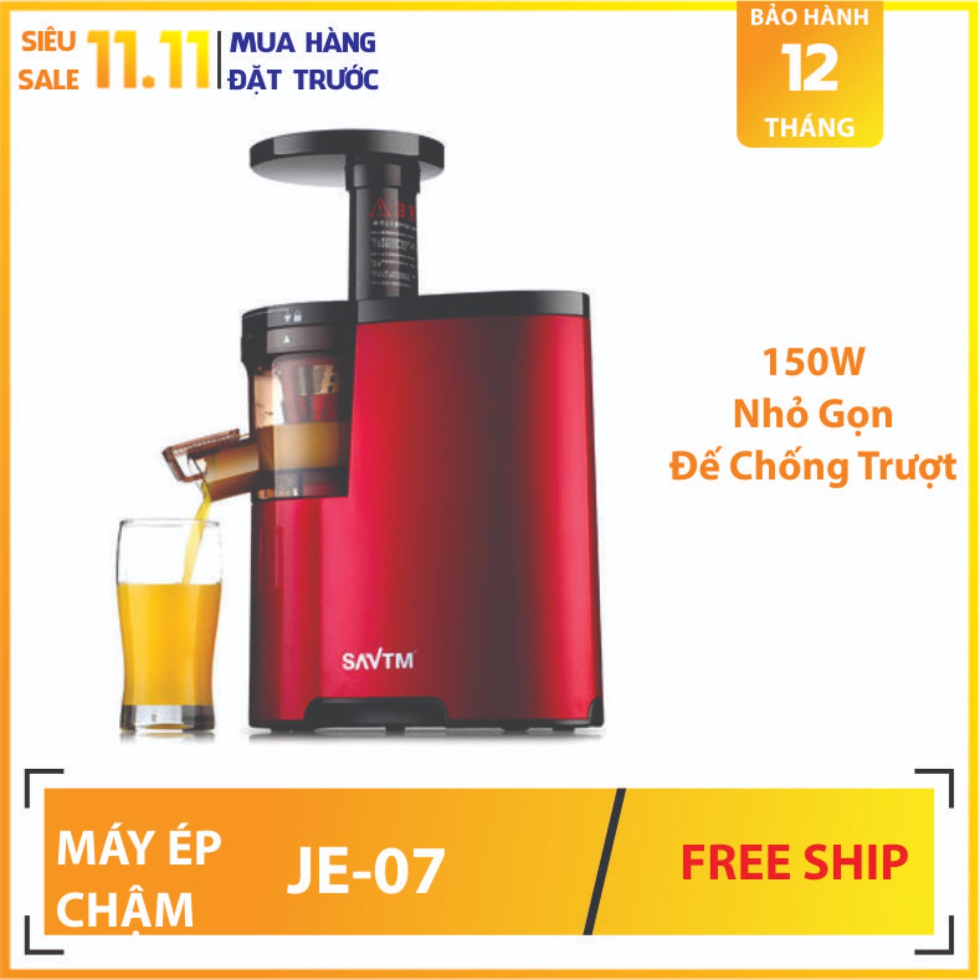 Máy ép trái cây hoa quả tốc độ chậm SAVTM JE-07