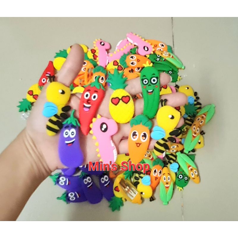 Kẹp tóc trái cây, rau củ quả dễ thương