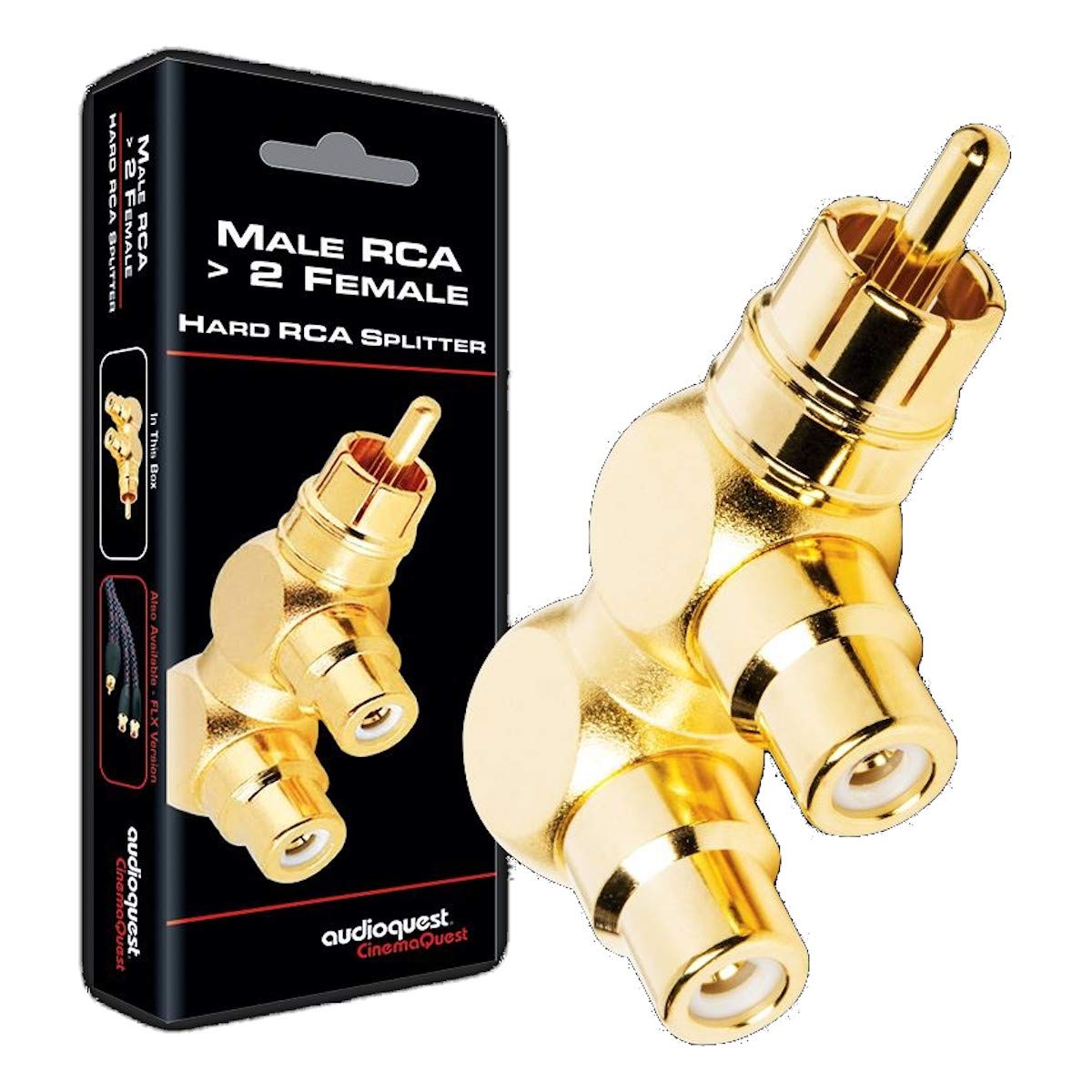Đầu chuyển AudioQuest Hard RCA Splitter (Male to 2 Female)