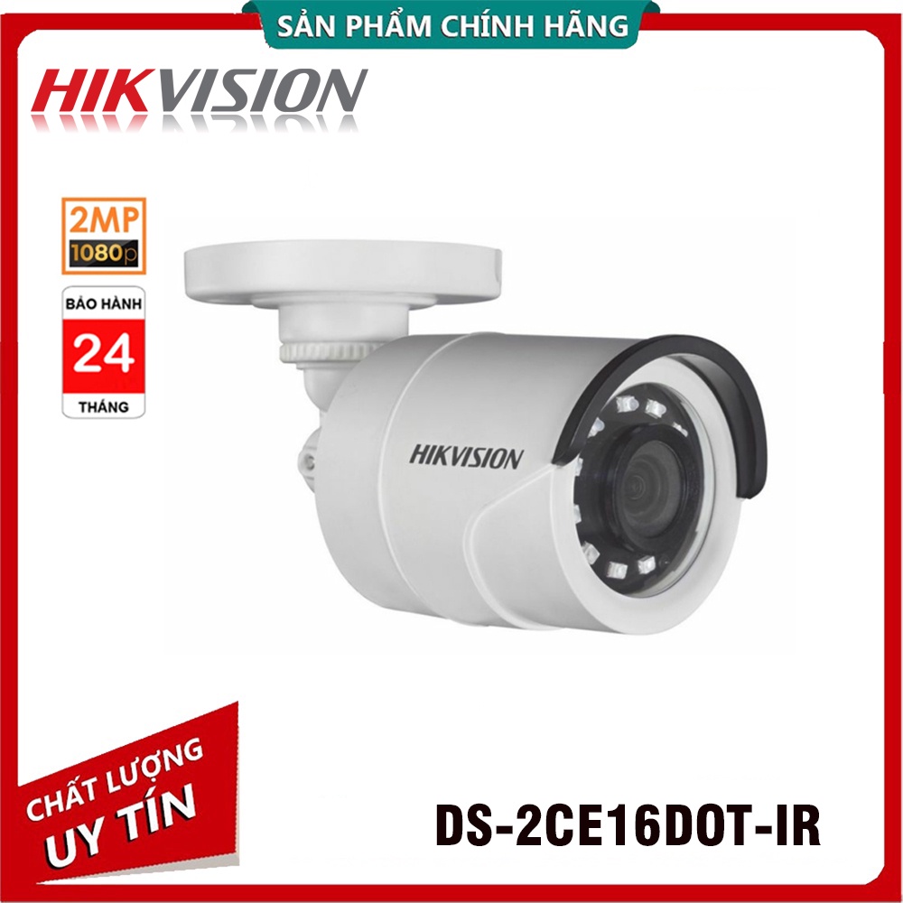 CAMERA 2.0 HDTVI 2MP HIKVISION DS-2CE16DOT-IRP ( VỎ NHỰA )