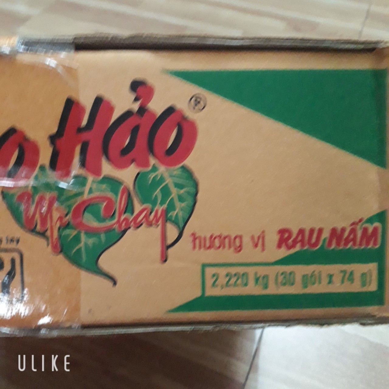 Thùng mì hảo hảo chay 30 gói