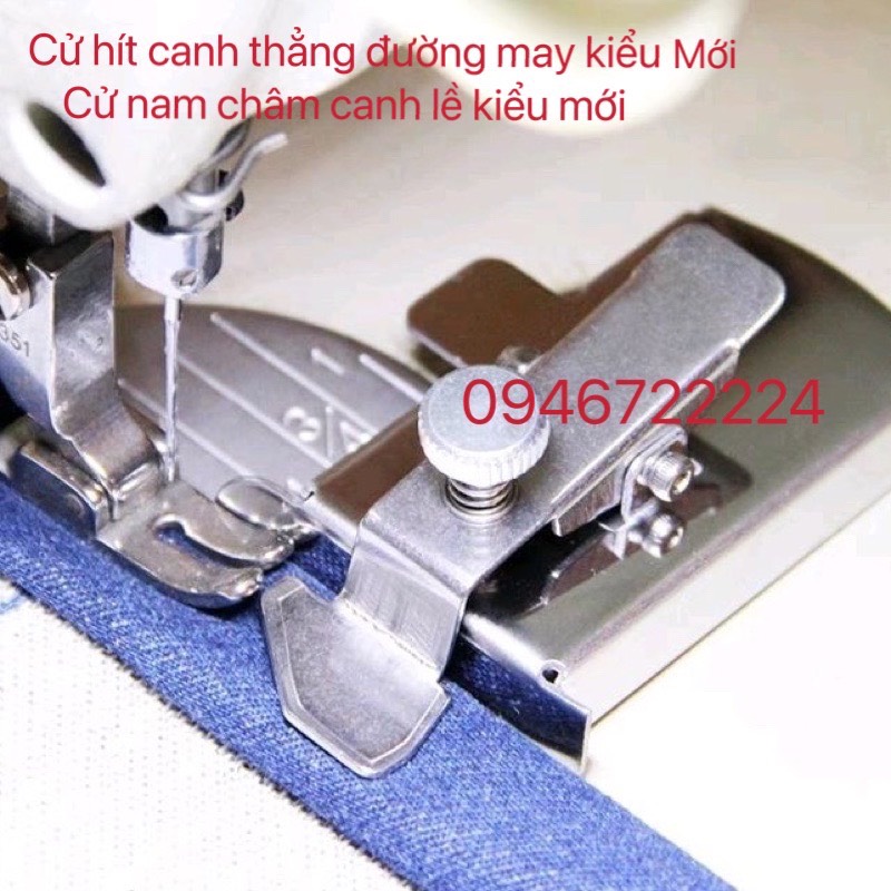 Cử hít canh thẳng đường may cử chặn vải có hít cử canh lề nam châm loại mới