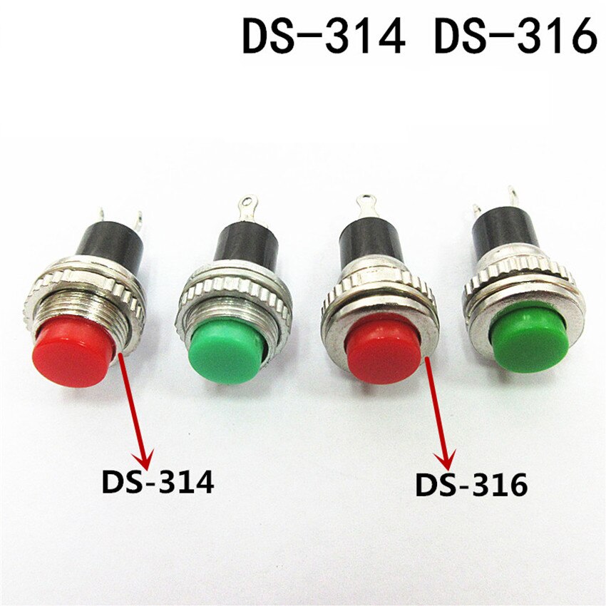 Nút Nhấn Nhả - Nút Đề - Nút Reset 10mm DS-316