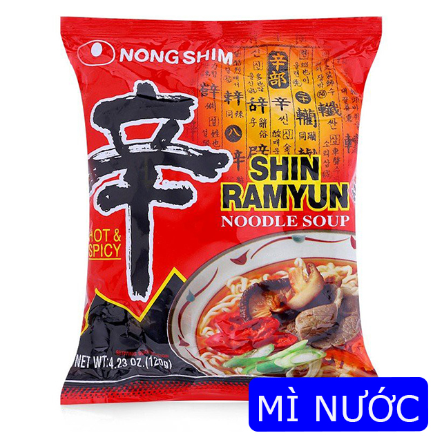 Mì Shin Nongshim Hàn Quốc combo 18 gói