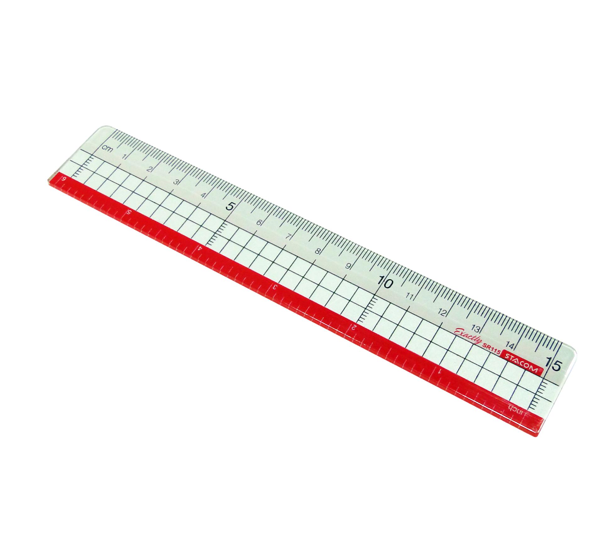 Thước kẻ thẳng 15cm Stacom - SR115