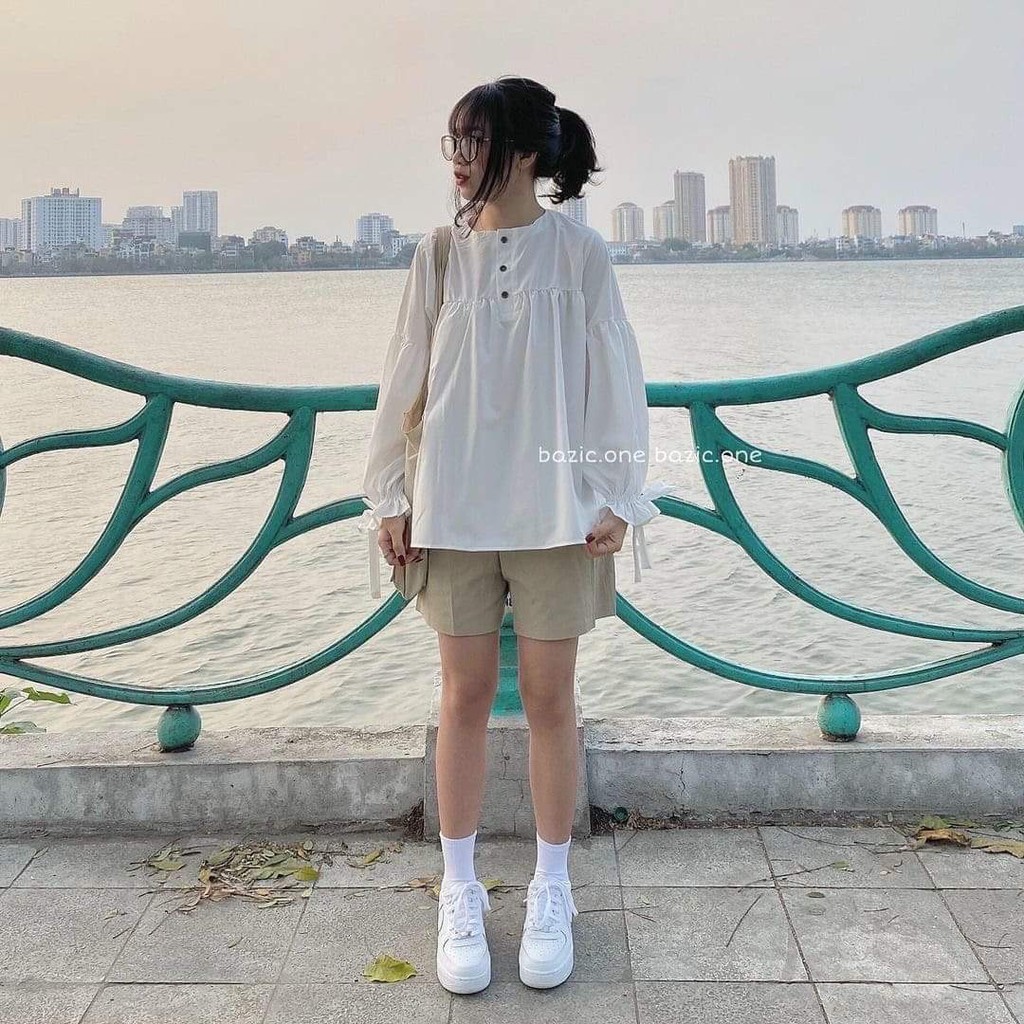Áo sơ mi bánh bèo cúc KAN0421