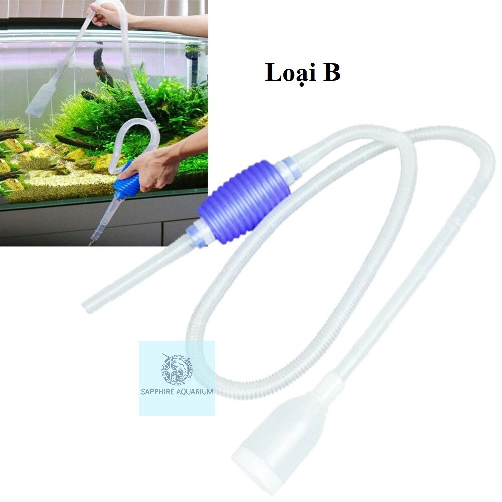 Hút cặn bể cá/Cleaner Pump Có van