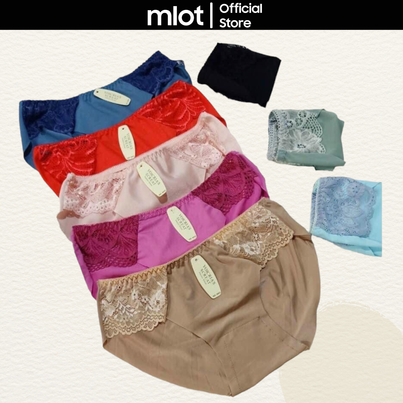 COMBO 5 Quần lót nữ THUN LẠNH CO GIÃN MỀM mlot
