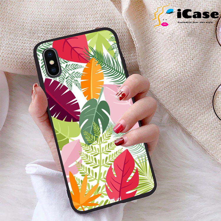 Ốp lưng iPhone X viền dẻo TPU BST Hoa