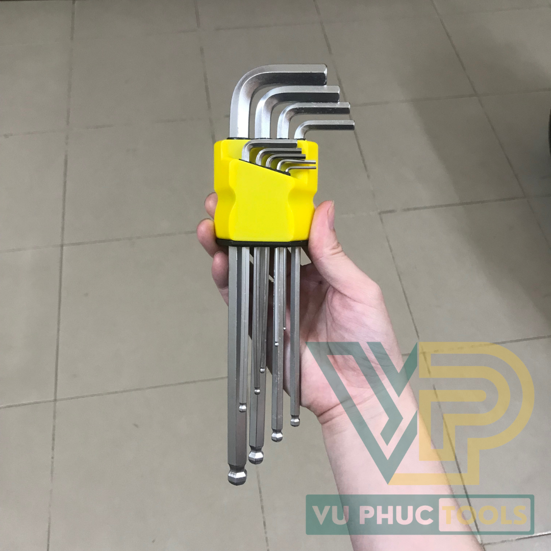 Bộ Chìa Lục Giác 9 Món Đầu Bi Đa Năng