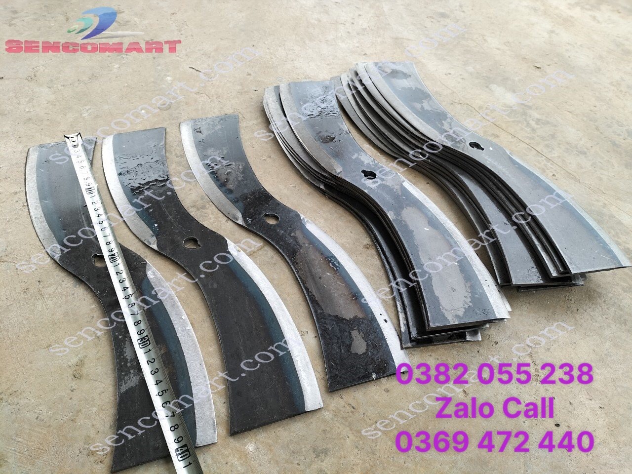 Lưỡi dao gắn máy băm cỏ Toàn Phát