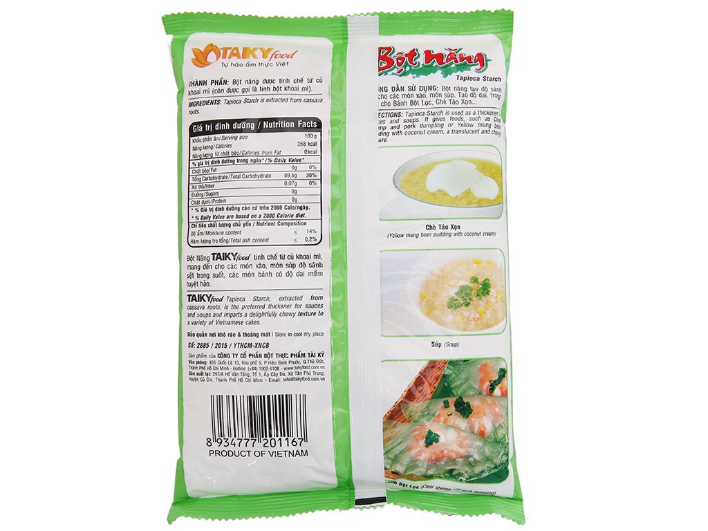 Bột Năng Tài Ký 400g - 1Kg