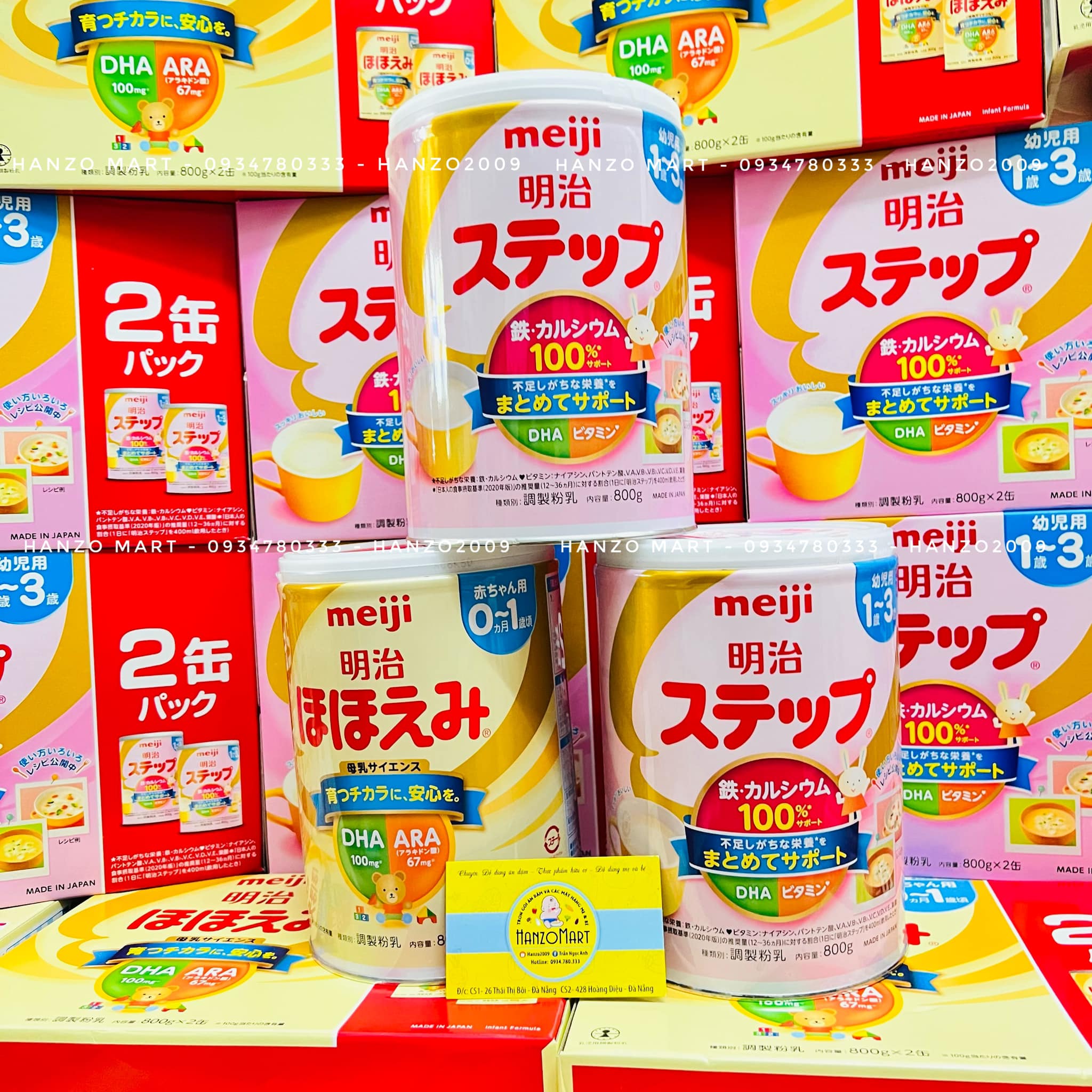 Sữa Meiji 800g nội địa Nhật, số 0-1/1-3