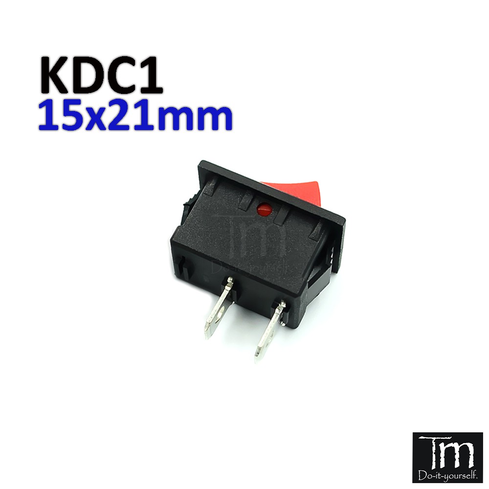 Công Tắc KCD1-11-2P 21x15mm(2 chiếc)