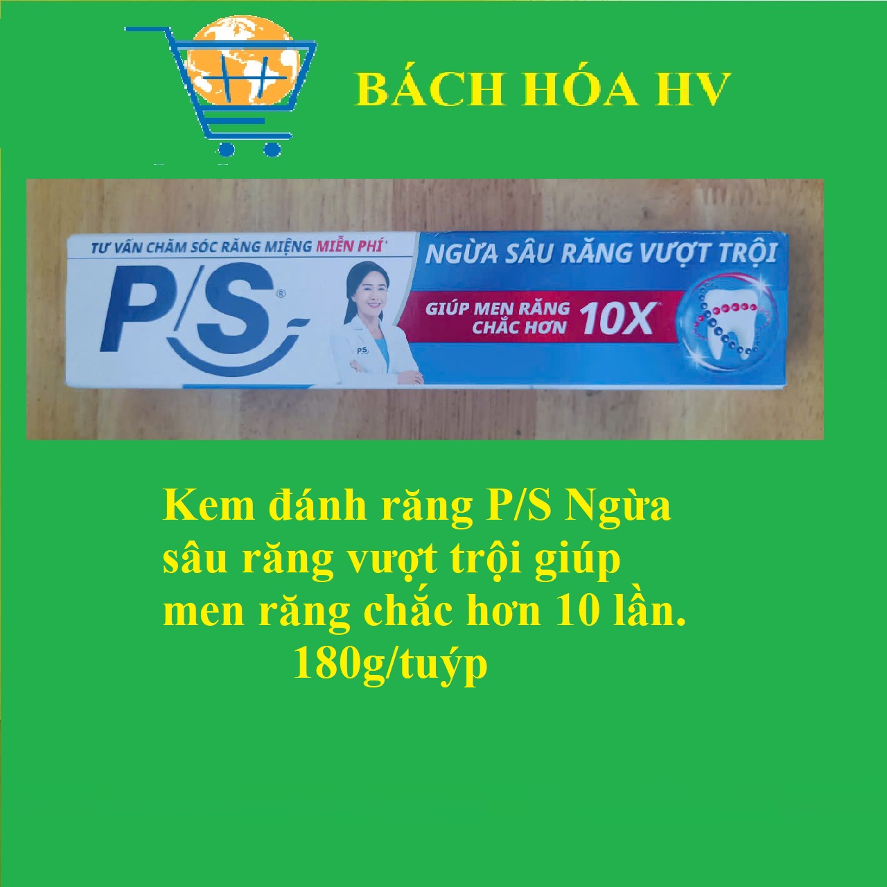 Kem đánh răng P/S 180g - BACH HOA HV